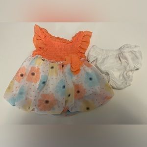 Baby Girl Flower Dress & Bloomers